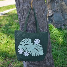 Quilted Eco Bag Monstera 2 Quilted Eco Bag Monstera 2